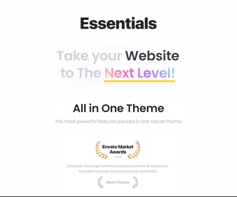 Essentials Theme